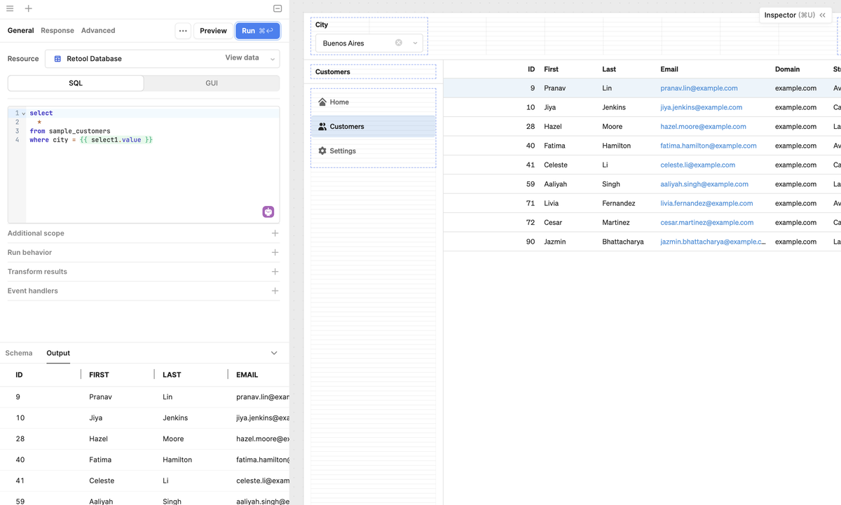 Resource Query Tutorial Retool Docs