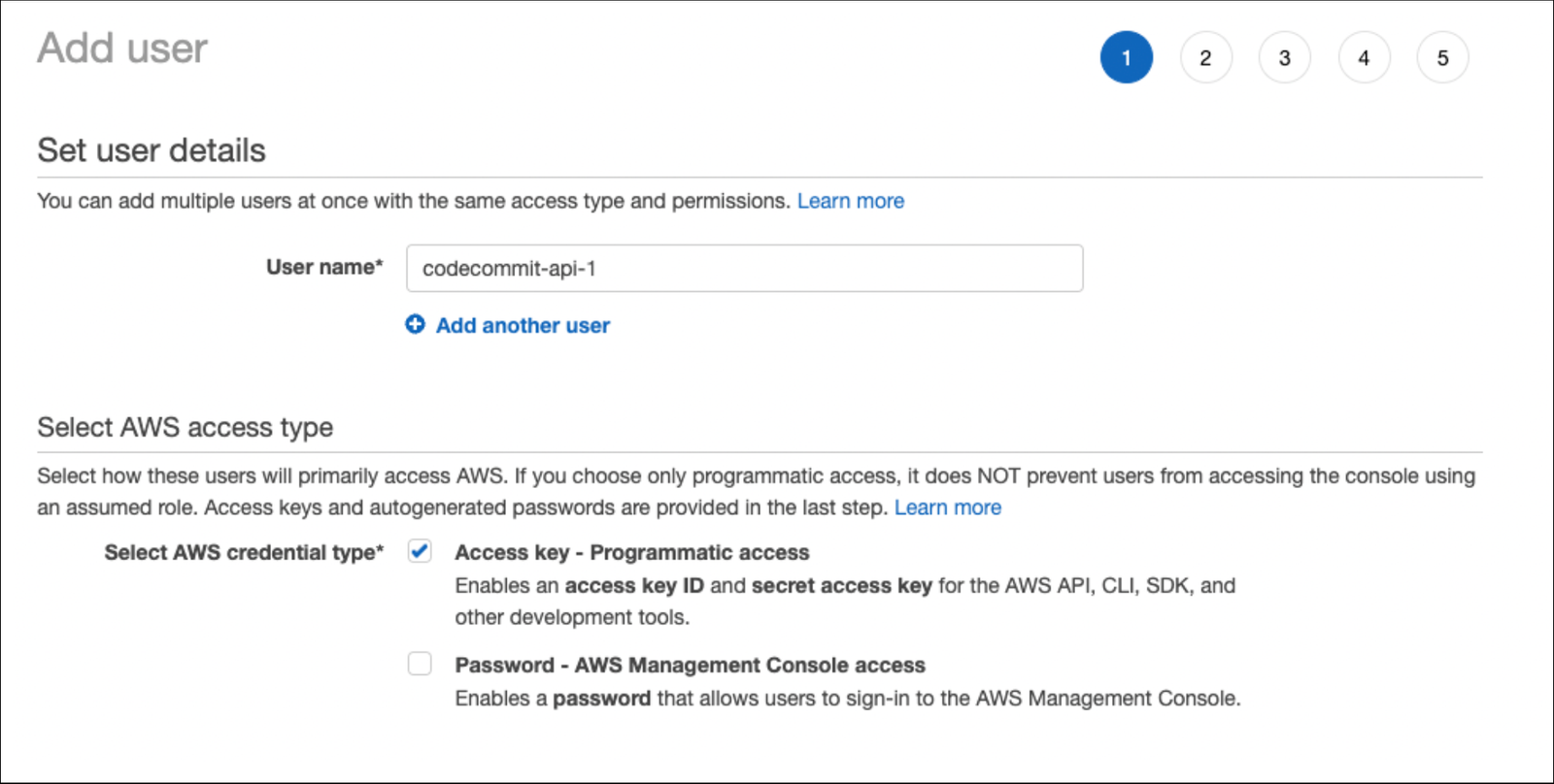 Create AWS IAM Role