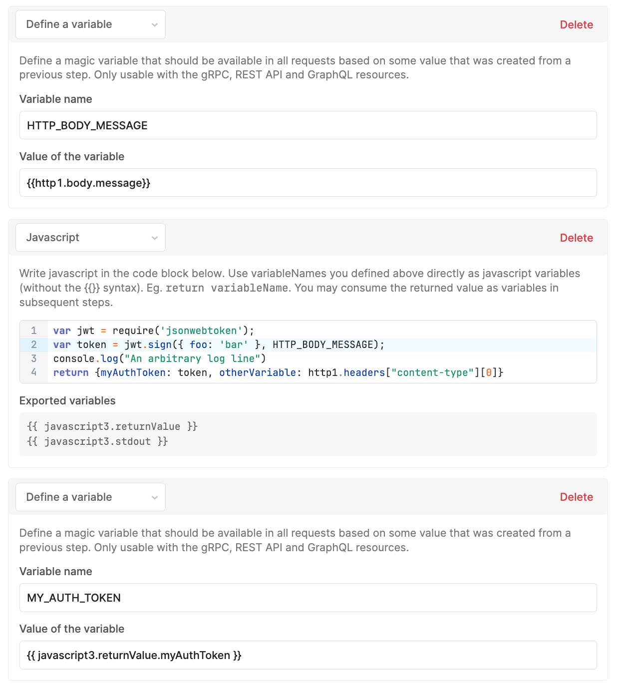 Writing custom JavaScript for an authentication flow