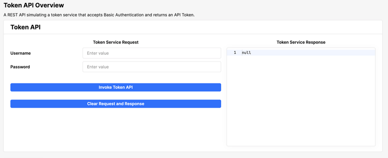 Token Service example