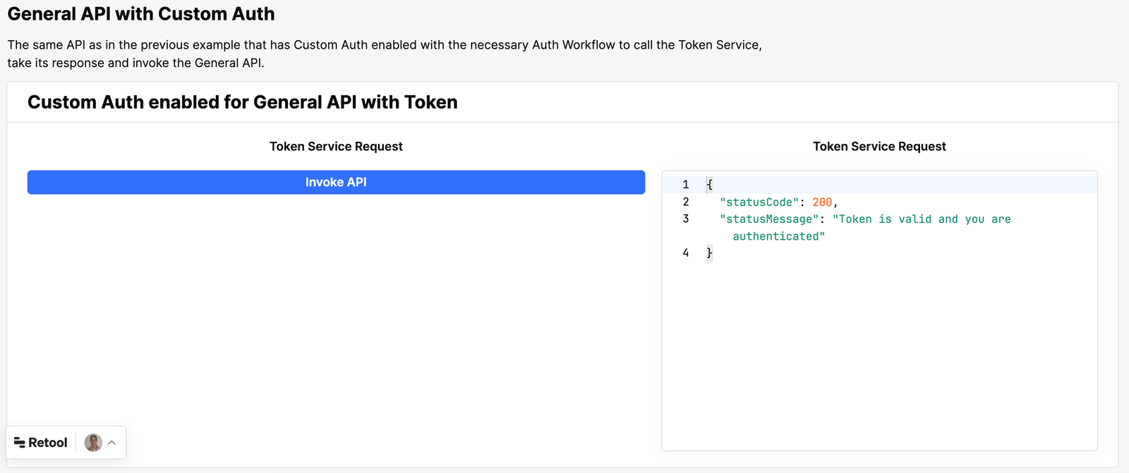 Environment variable for token