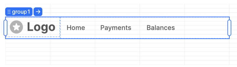 Stack created labelled group1