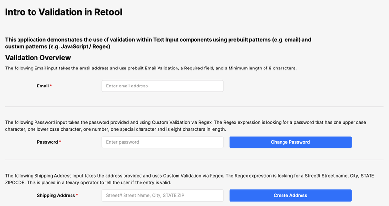 Input Validation App