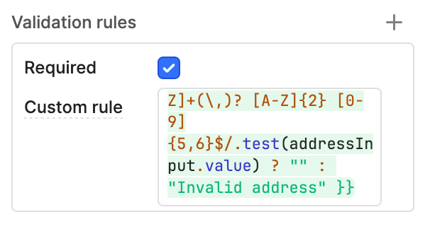 Shipping Address Validation