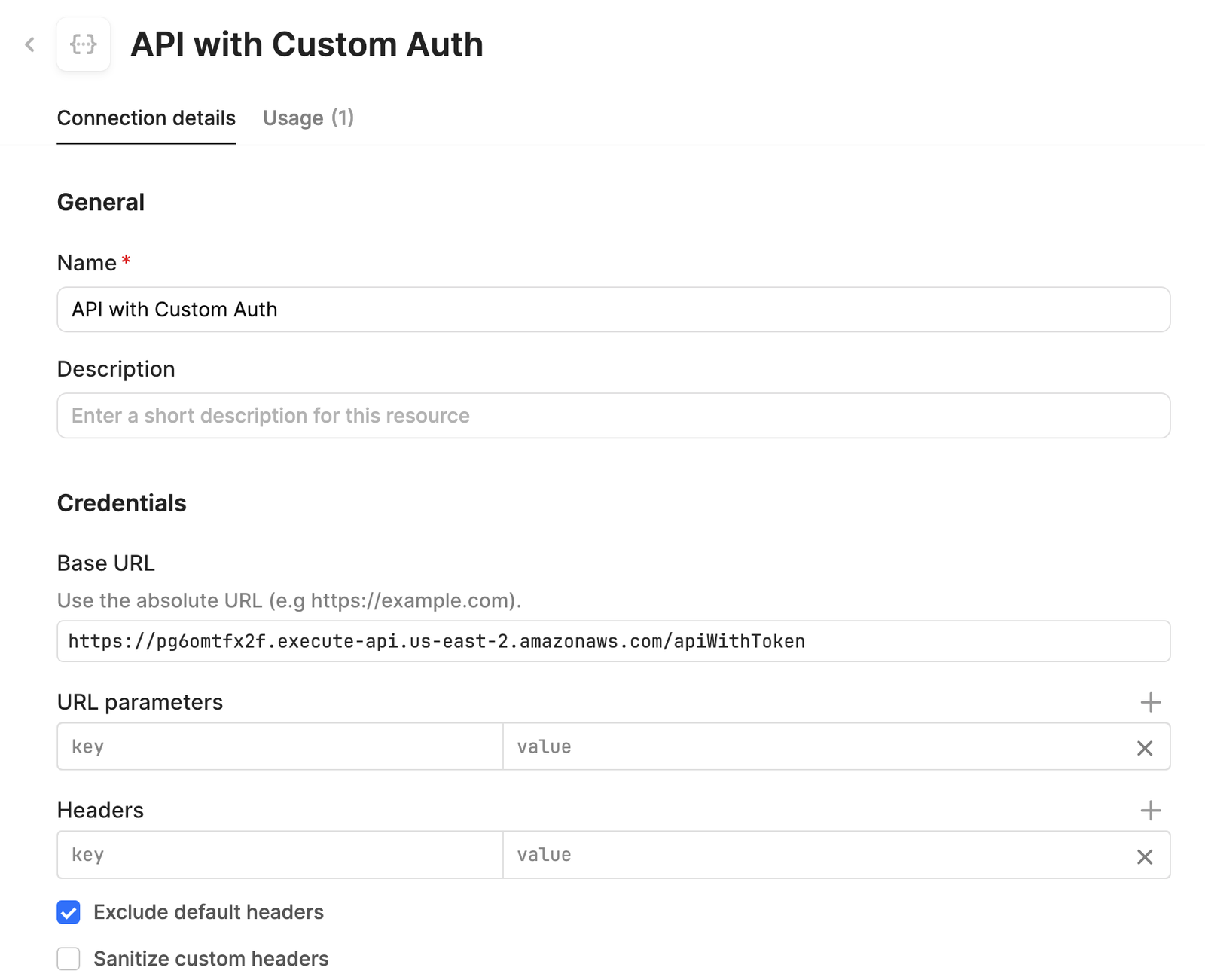 Environment variable for token