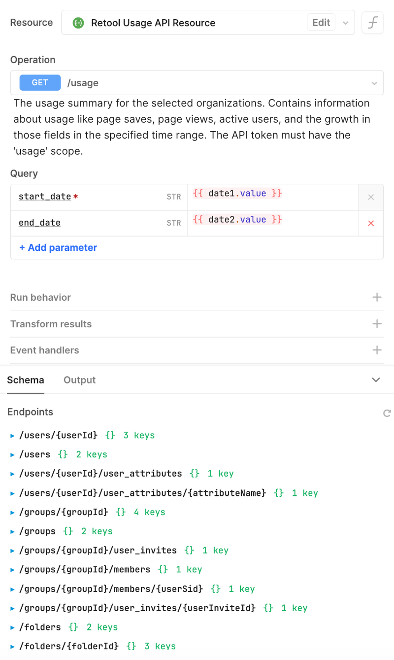 Retool OpenAPI Resource