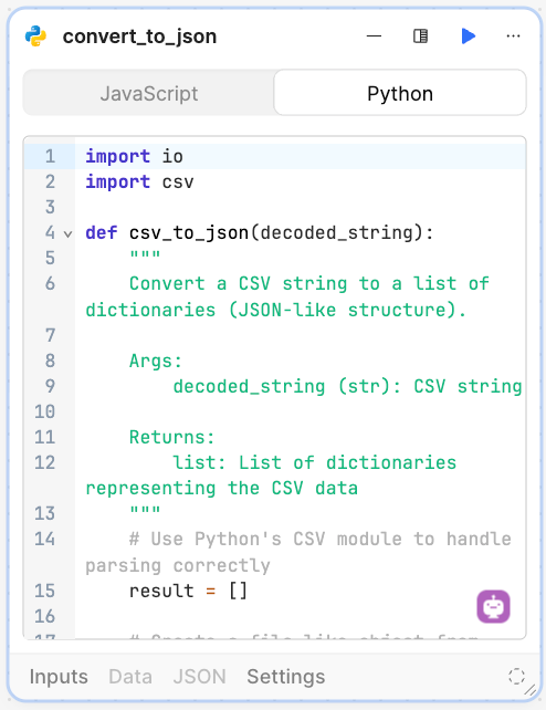 Code block