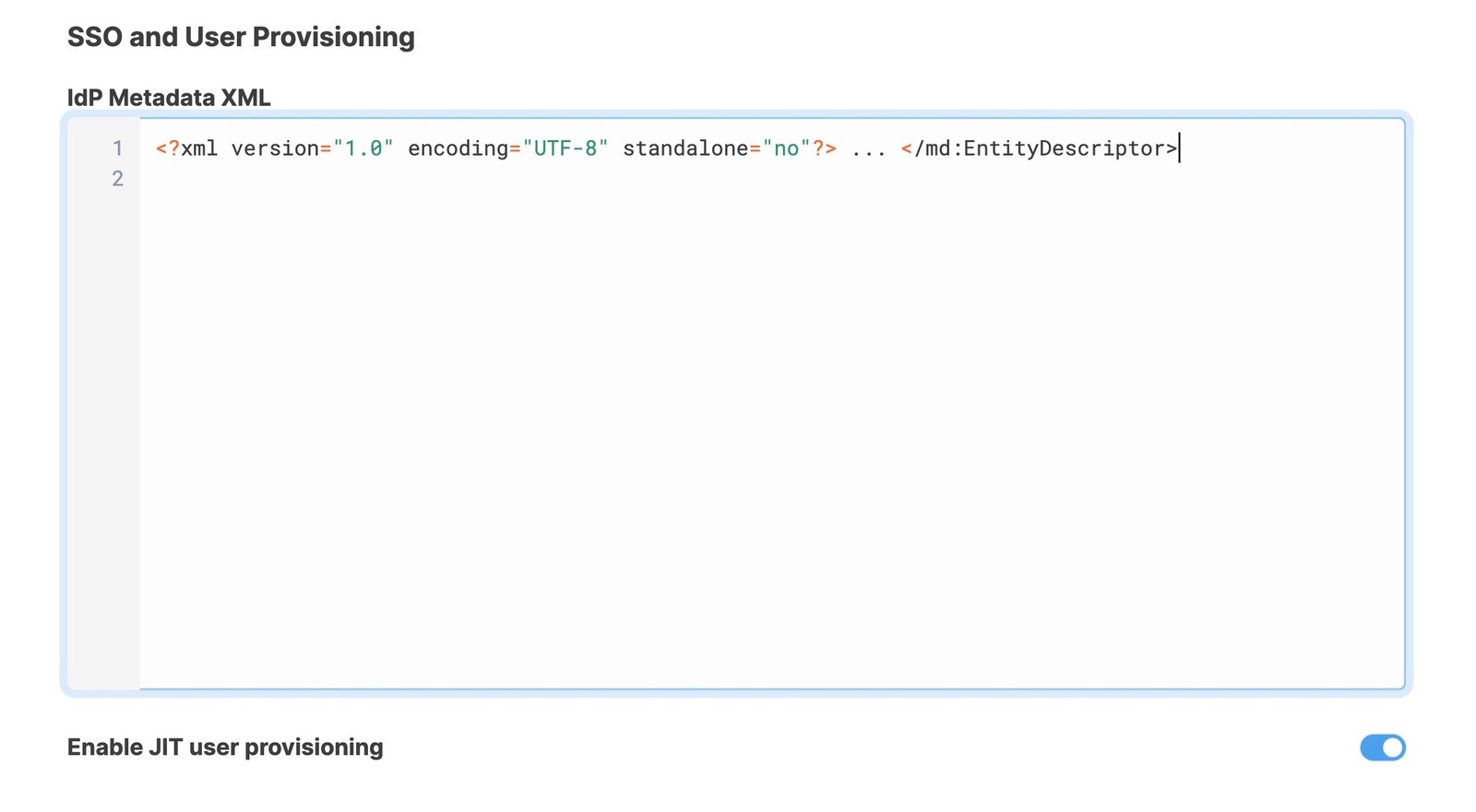 Configure Retool with IdP metadata