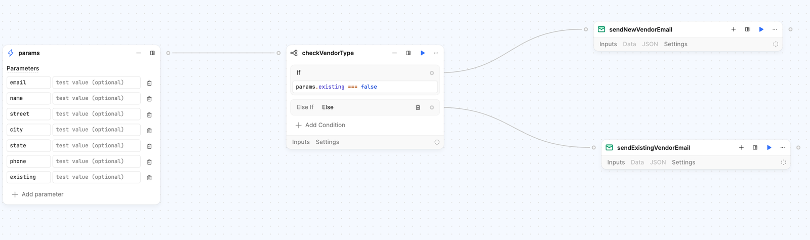 Completed multi-step function