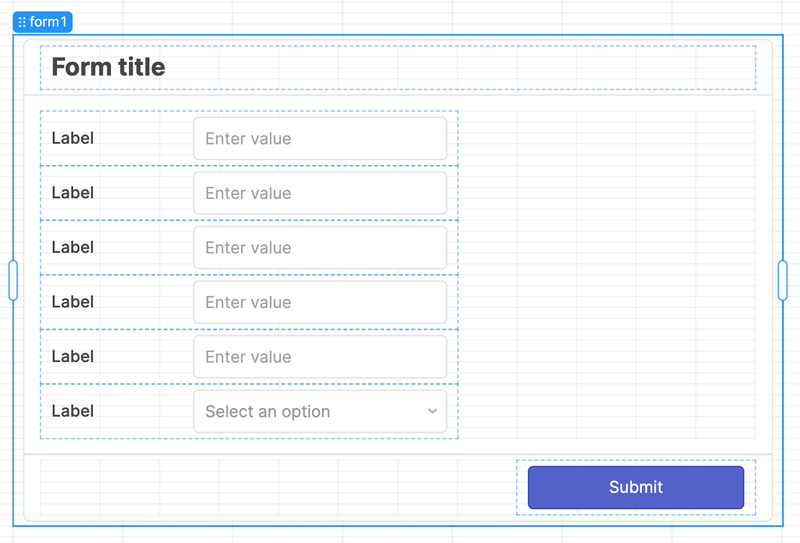 Form with fields