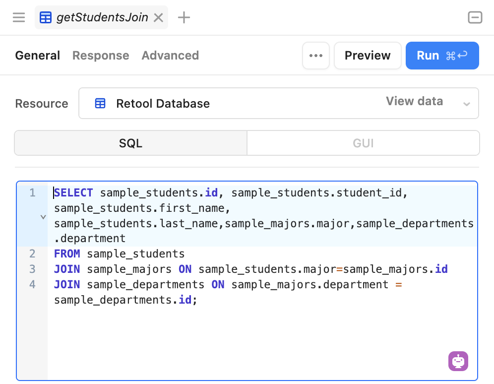 SQL JOIN query