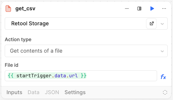 Resource query block