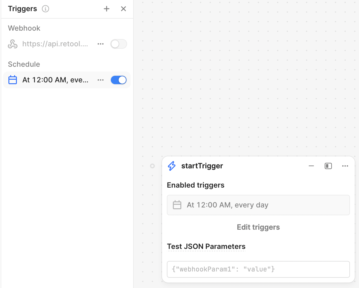 Scheduled Trigger