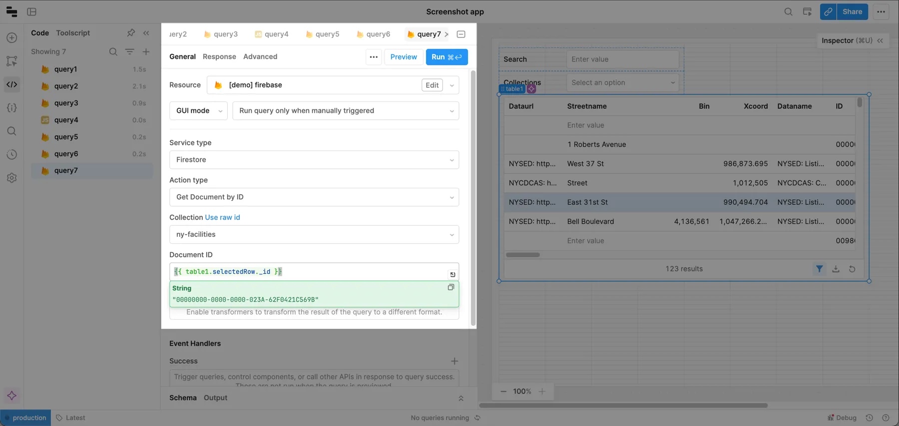 Get document using an ID