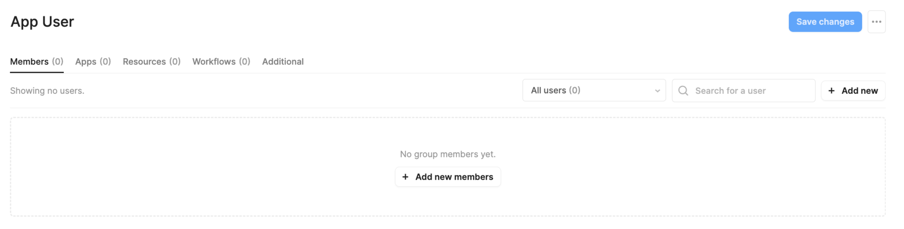 Create App User