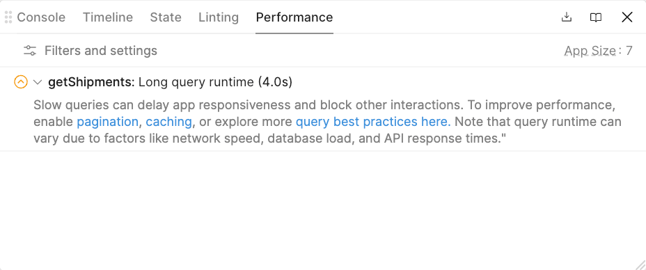 App performance
