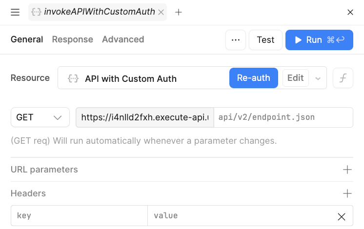 Environment variable for token
