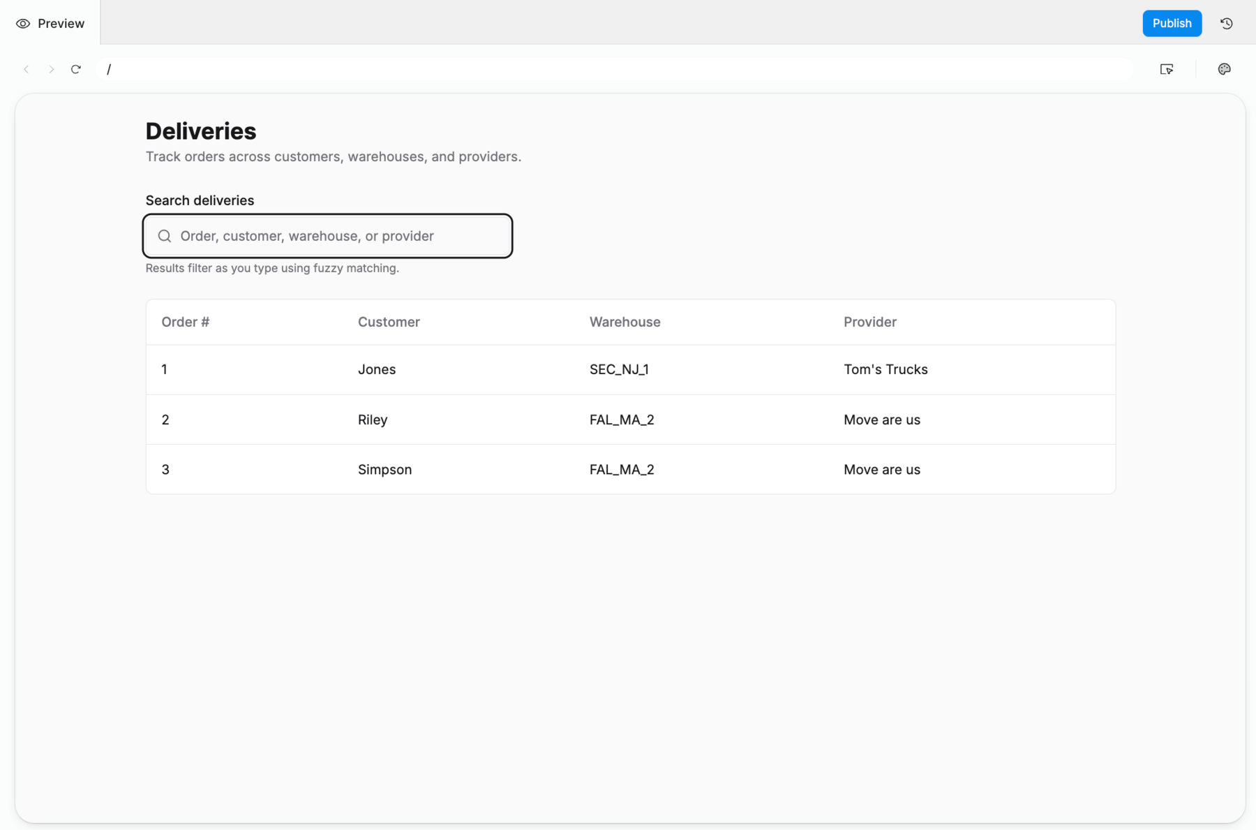 App with WCAG enhancements