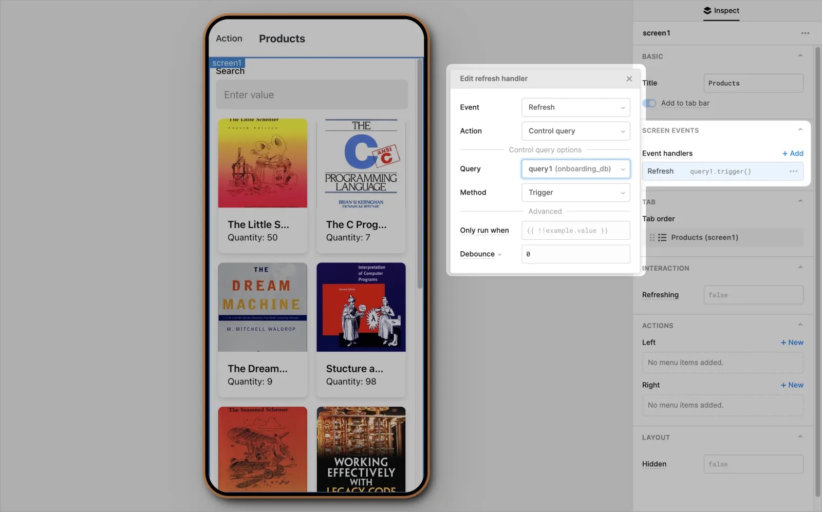Configure pull-to-refresh