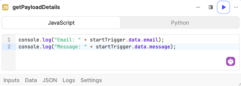 Code block