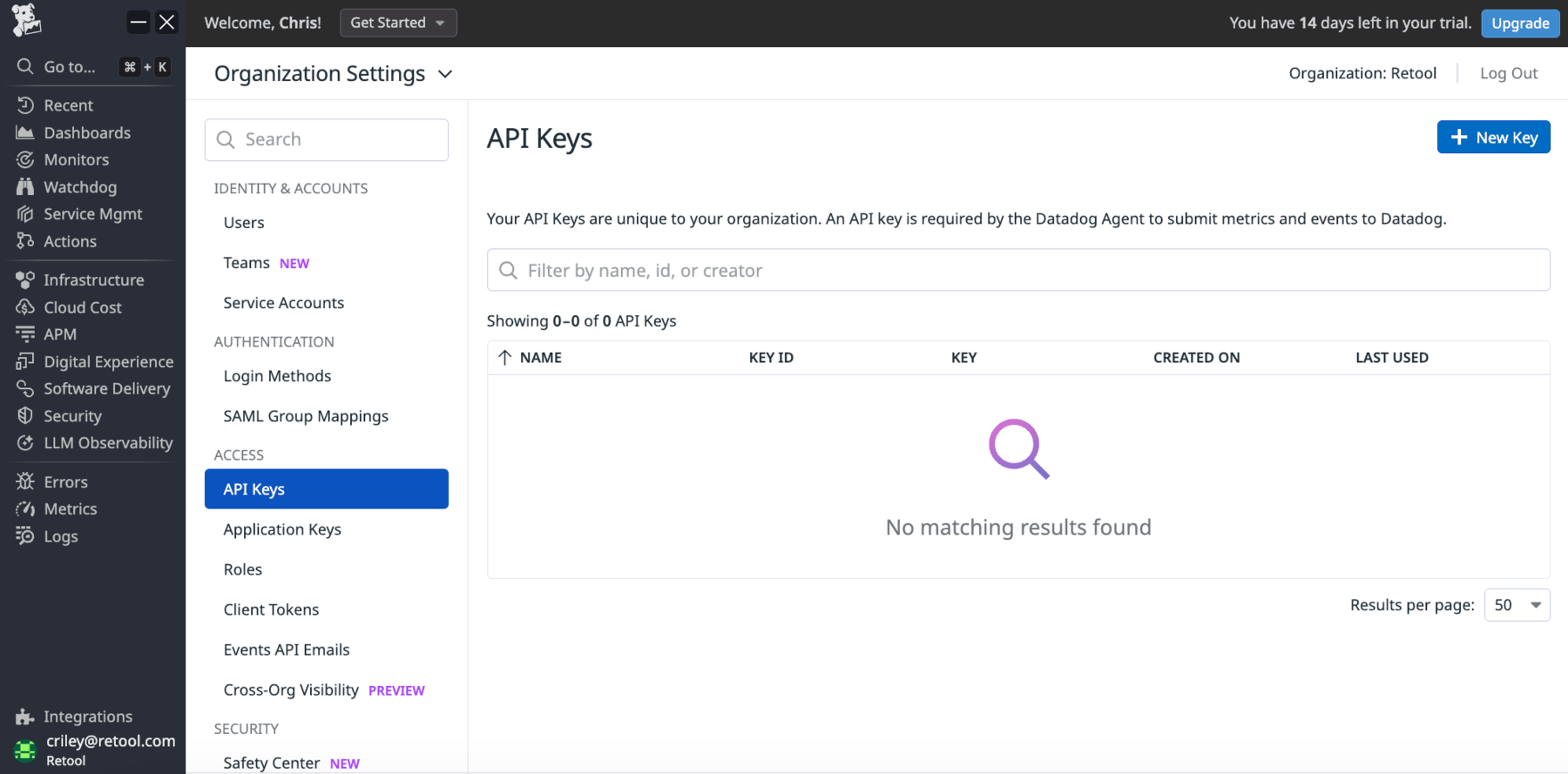 Create API Key