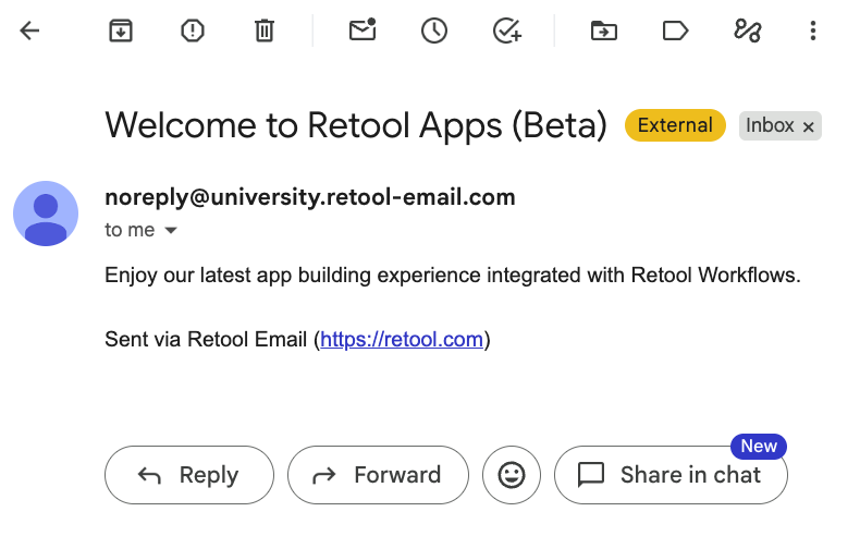 Final email sample