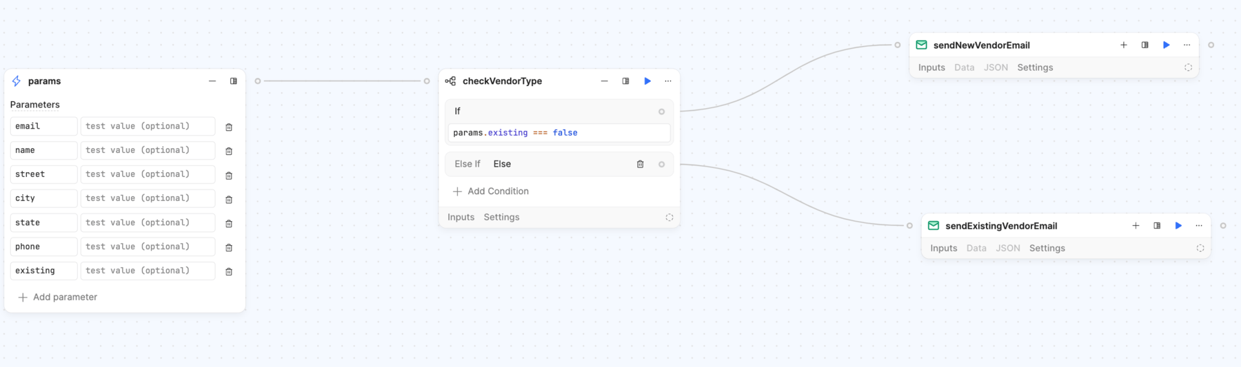 Completed multi-step function