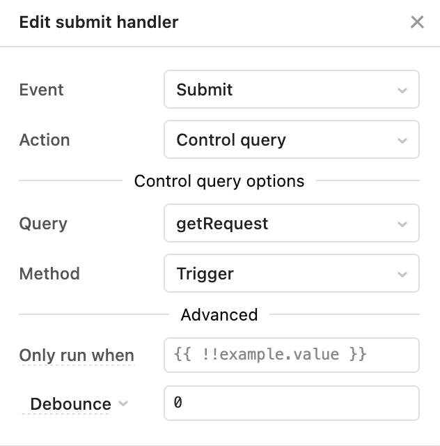 Event handler