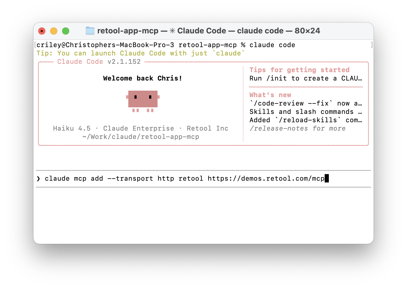 /mcp command