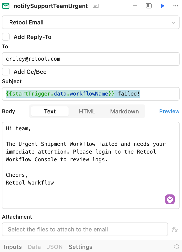 Urgent Email Response