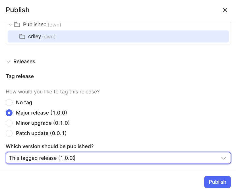 Create release
