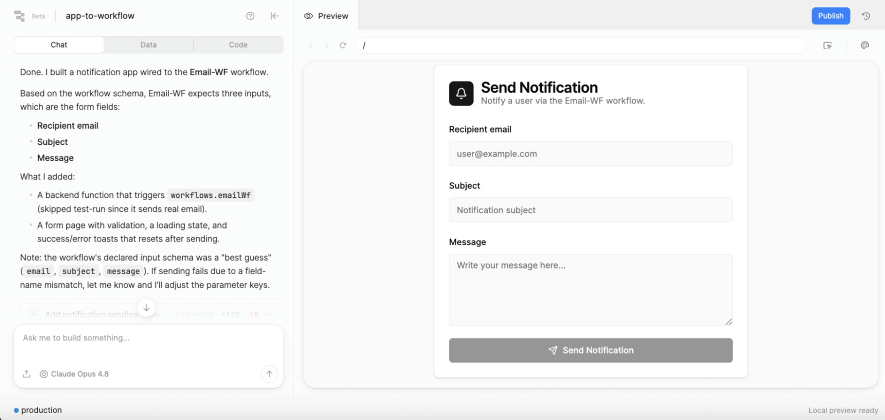 Notification App